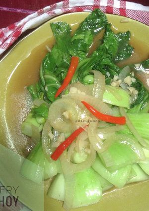 Foto resep Stir-fry pakchoy (tumis pakcoy)