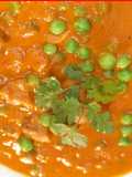 Mushroom mattar masala