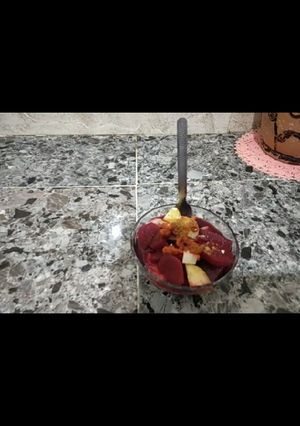 صورة لوصفة شوربة الشمندر (الرويزة)