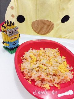 Foto resep Salmon Fried Rice (MPASI 1y+)