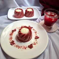 Puding Red Velvet-レシピのメイン写真
