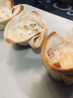 Una foto de Flores de pan de molde 🌻