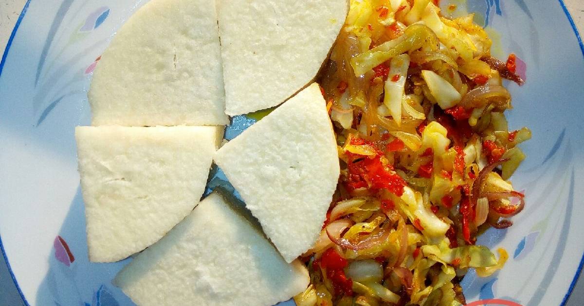 Boiled yam and cabbage sauce Recipe by Andrea💛(Delish Cuisine) Cookpad