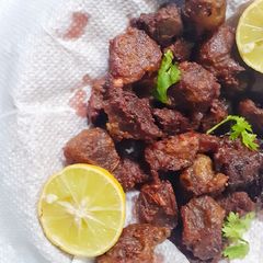 A picture of Chatkara chili boti.