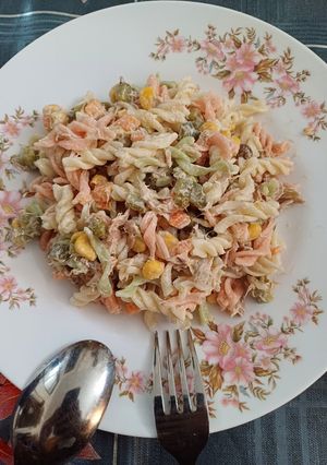 عکسی از دستور سالاد ماکارونی