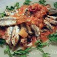 Fritura de boquerones con salsa mediterránea