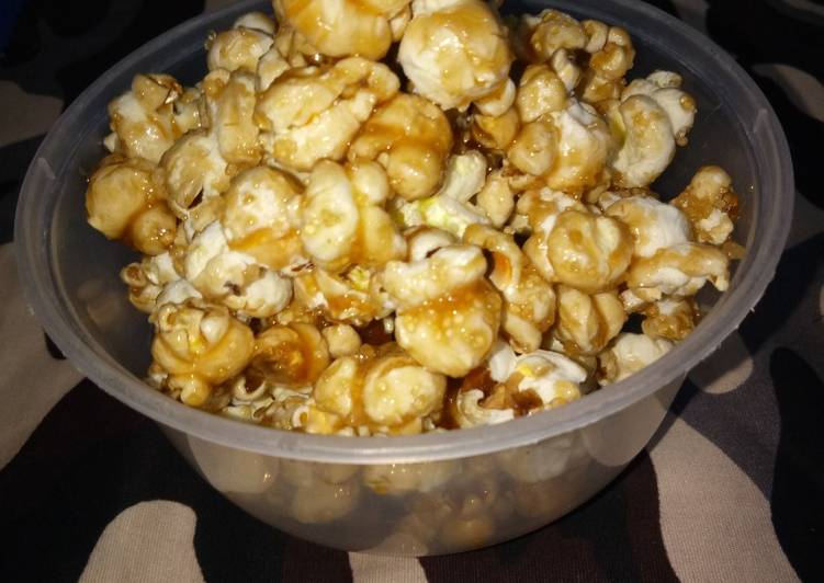 makanan Popcorn Caramel yang Lezat