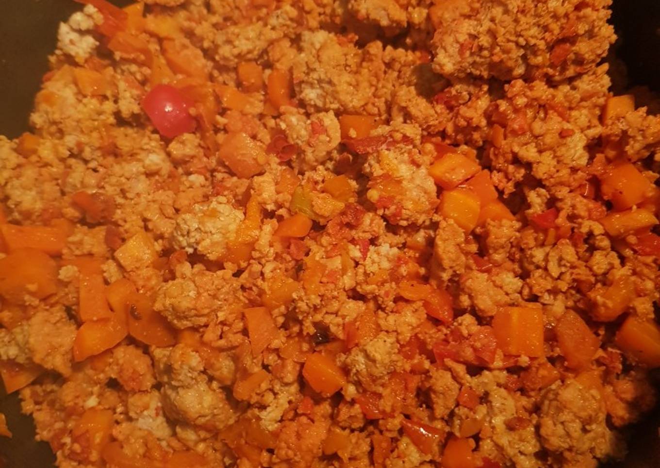 Carne Molida con Verduras