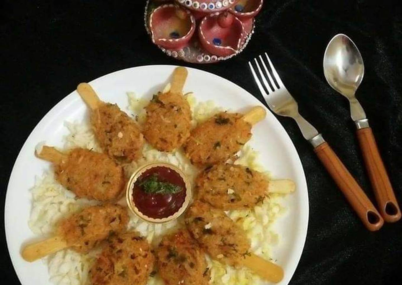 Healthy poha kebab