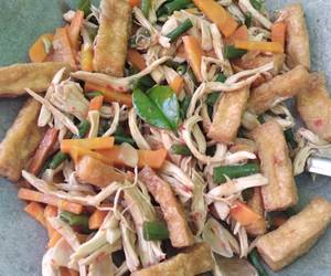 Ini Caranya Tumis Ayam Suwir Saus Tiram Enak Bergizi