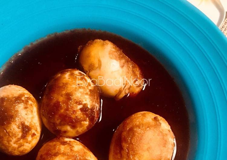 Bali Ndog (telur bumbu bali)