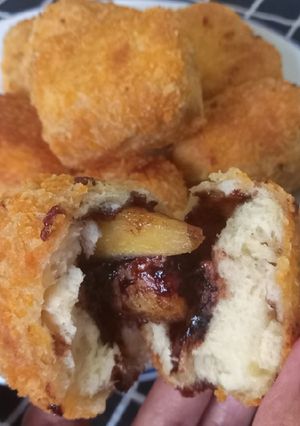 Foto resep Roti Goreng Pisang Coklat