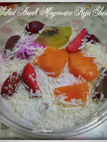 Cara Gampang Membuat Resep Salad Buah Mayonaise Keju Susu yang Menggugah Selera Anti Ribet, Mantap