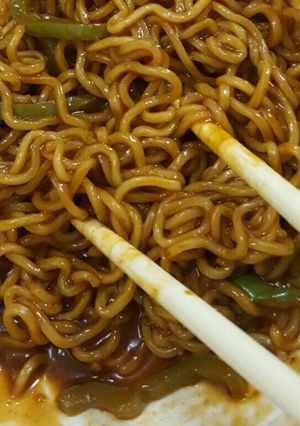 صورة لوصفة اندومي 🍲