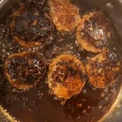 A picture of Korean BBQ Chicken Burger Sliders.