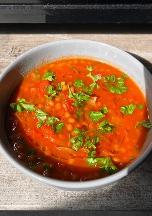 A picture of Sunday Lentil Stew.