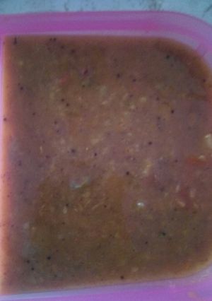 A picture of Sambhar.