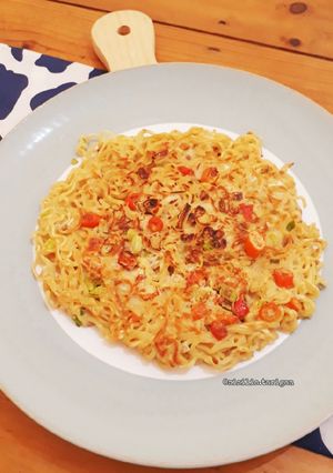 Foto resep Omlet Mie Super Mudah
