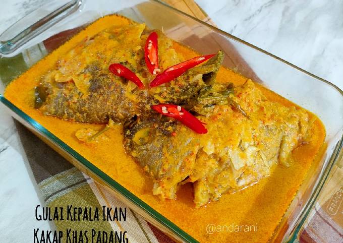 Resep Gulai Kepala Ikan Kakap Khas Padang Oleh Andarani Cookpad