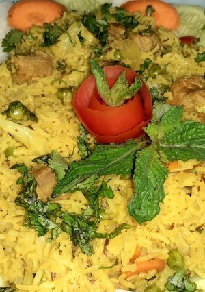 A picture of Veg pulao.