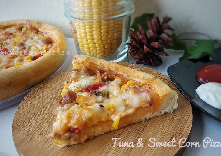 Resep Tuna &amp; Sweet Corn Pizza Anti Gagal