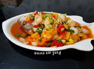 Foto resep Ikan kakap lemon klengkeng kalengan