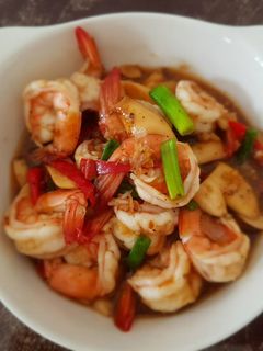 รูปของ กุ้งผัดพริกไทยดำ
