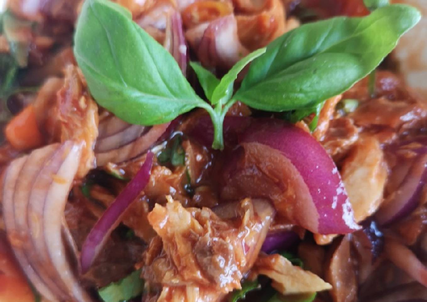 Authentic Mackerel salad in 5 min