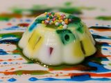 Colourful Thandai Jello Pudding
