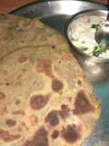 Mooli ke pudina Dahi paratha