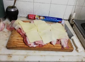 Una foto de Bondiola rellena al horno