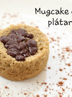 Una foto de Mug cake de plátano