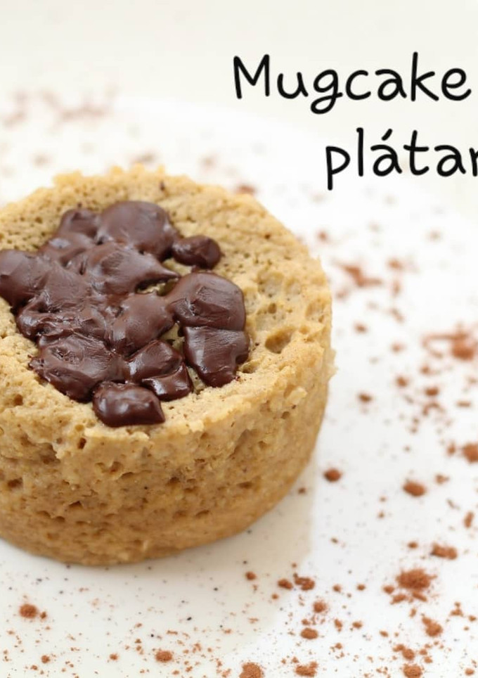 Una foto de Mug cake de plátano