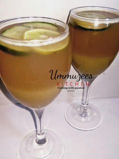 A picture of Grape cucumber mimosa.