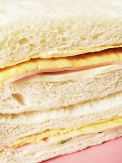 A picture of ♡Thin Omelet Sandwiches♡ Perfect for Lunch or Breakfast.