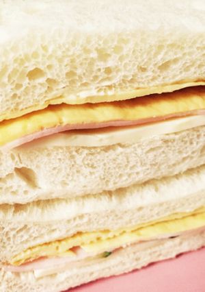 A picture of ♡Thin Omelet Sandwiches♡ Perfect for Lunch or Breakfast.