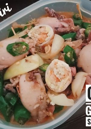 Foto resep Cumi Gendut Saus Tiram
