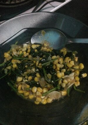 Foto resep Tumis Bayam Jagung