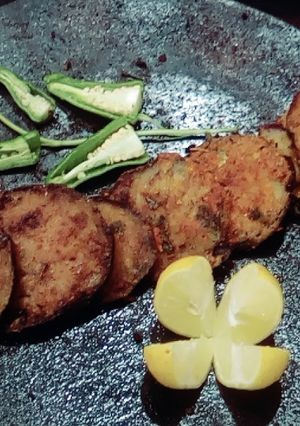 A picture of Tawa fry bengan.