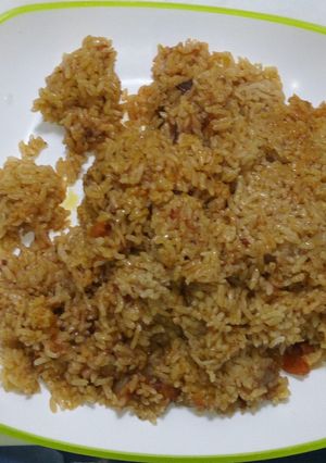 A picture of Jellof rice.