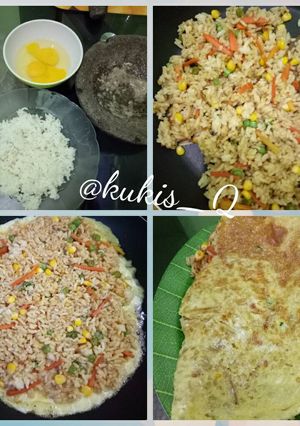 Foto resep Dadar Nasi Goreng
