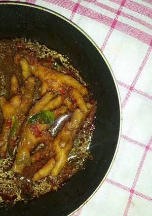 Foto resep Rica-rica ceker pedas
