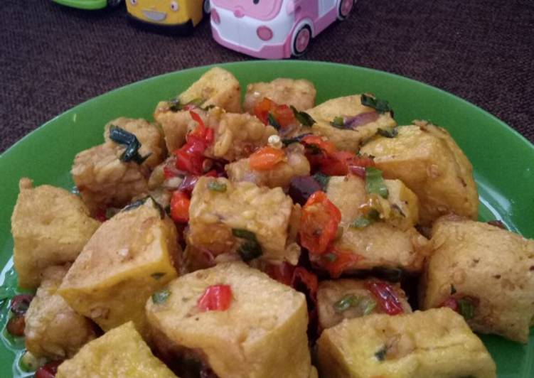Resep Tahu Tempe Goreng Garam Cabe yang Bikin Ngiler