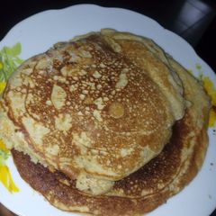 Oat pancakes A picture of Oat pancakes.