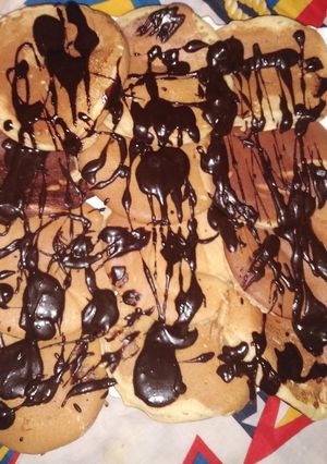 صورة لوصفة بان كيك روعة
