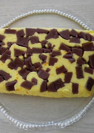 عکسی از دستور دسر کاسترد خرده شیشه