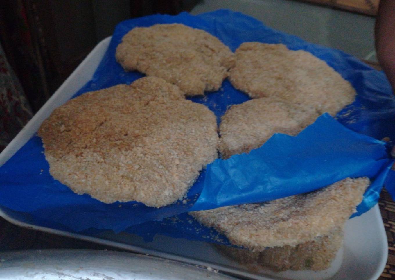 Chicken pattie with vegi for burger