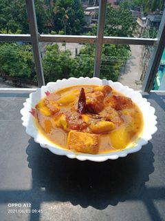 হোমমেড টমেটো পনির নিরামিষ (Tomato paneer niramish recipe in Bengali) রেসিপির প্রধান ছবি