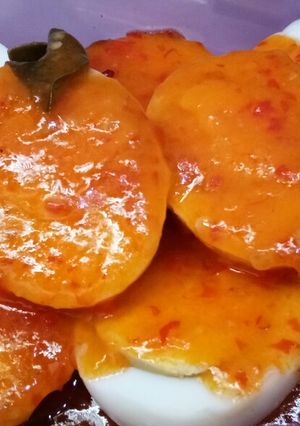 Foto resep Telur sauce asam manis pedas