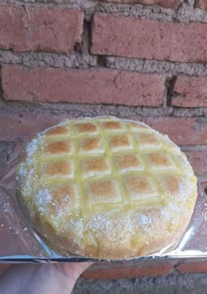 Una foto de 🥰Torta matera con crema pastelera😋🥧